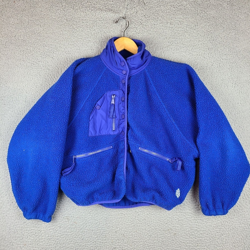 FP Movement by Free People Royal Blue Fleece Ski Jacket